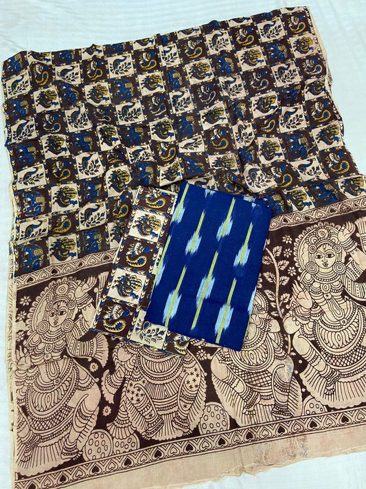 Kalamkari Cotton Dress Material