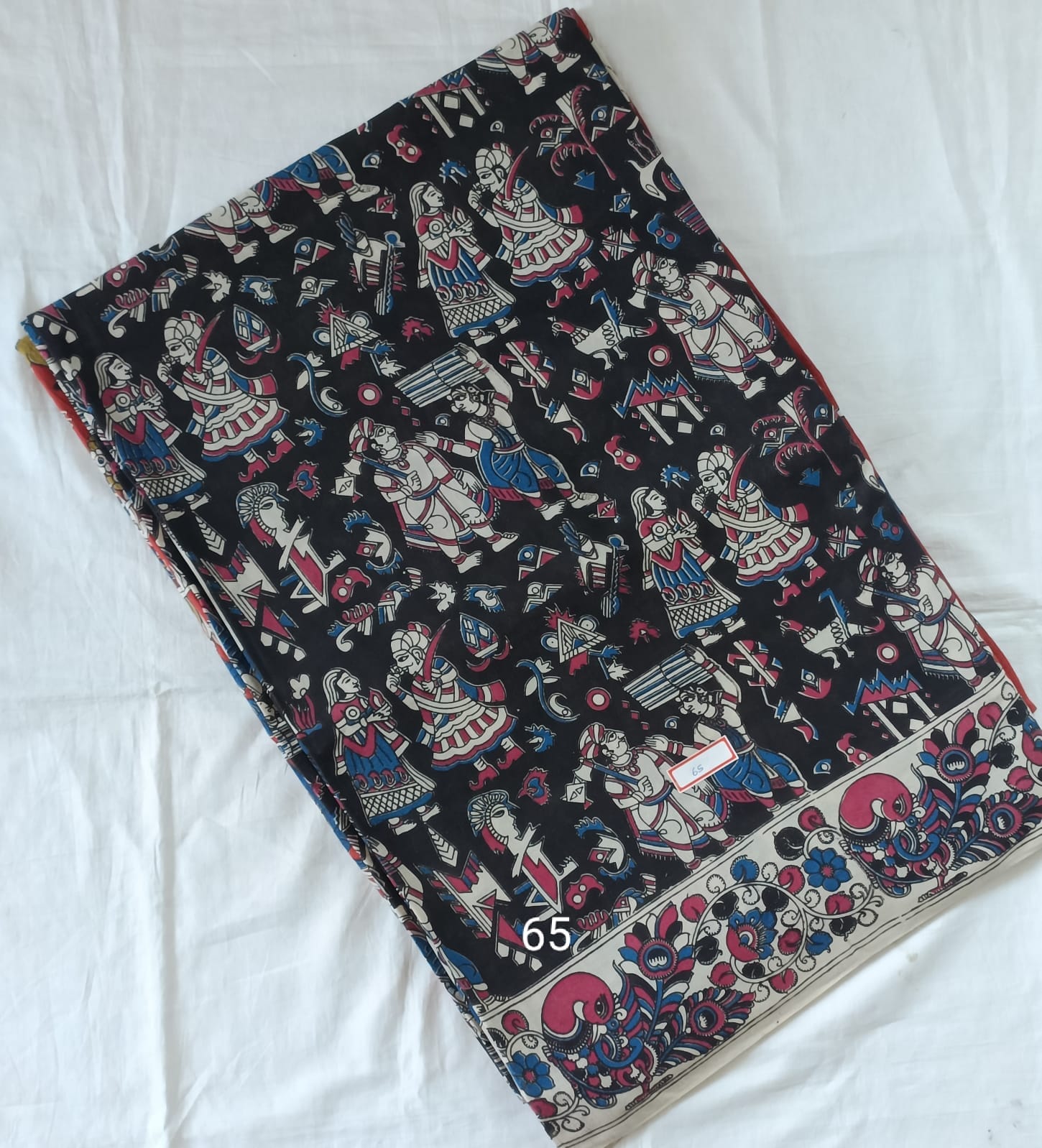 Kalamkari Cotton Saree with Blouse