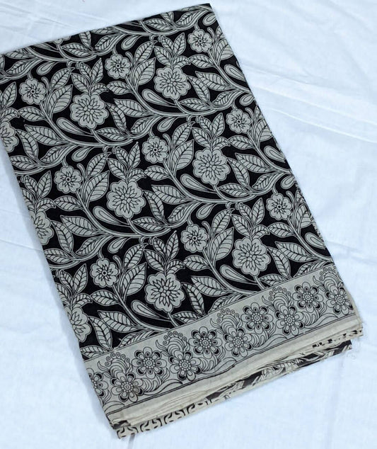 Kalamkari Cotton Saree with Blouse