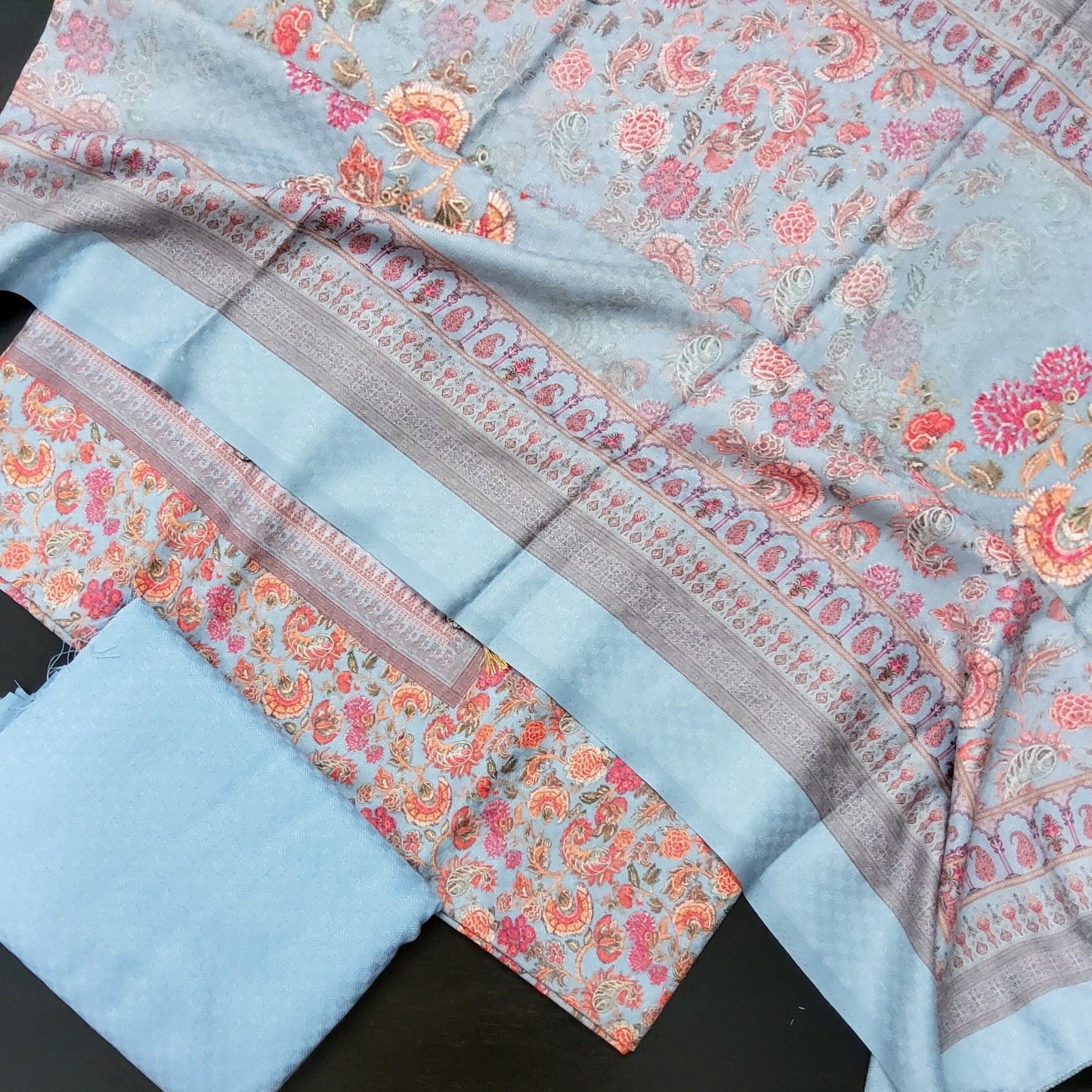 Kani Weaving Woollen Dress Material