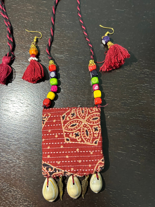 Kutchh Neck Piece with Earrings