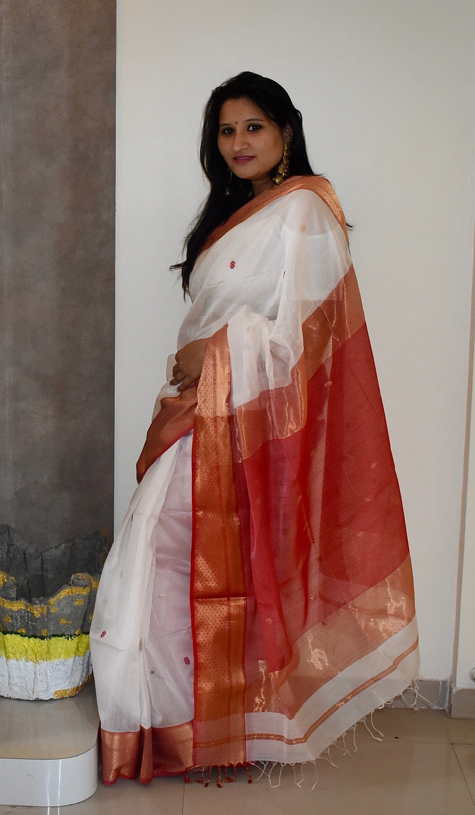 maheshwari Pure Pattu Saree