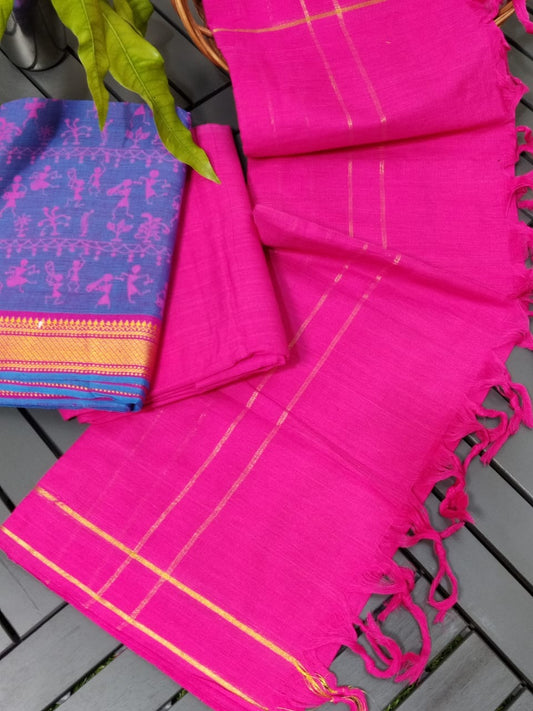 Mangalgiri Cotton Dress Material