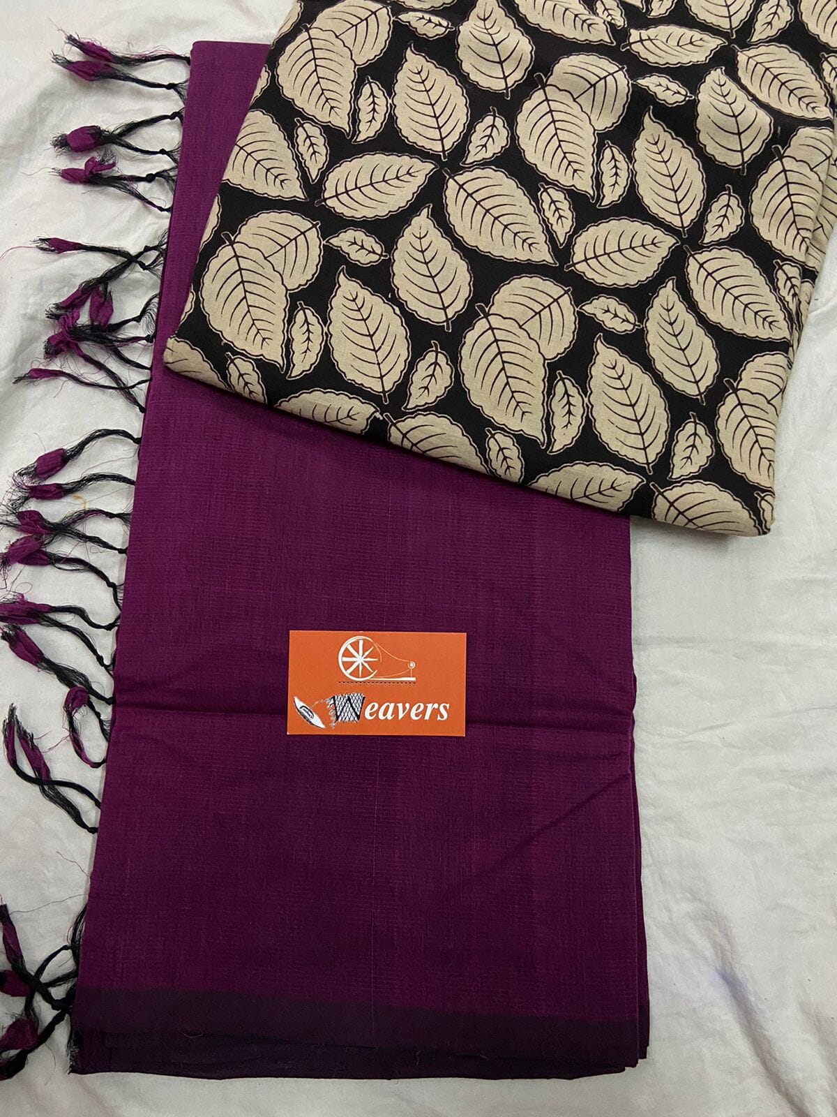 Mangalagiri Hand Woven Cotton Saree with extra Blouse