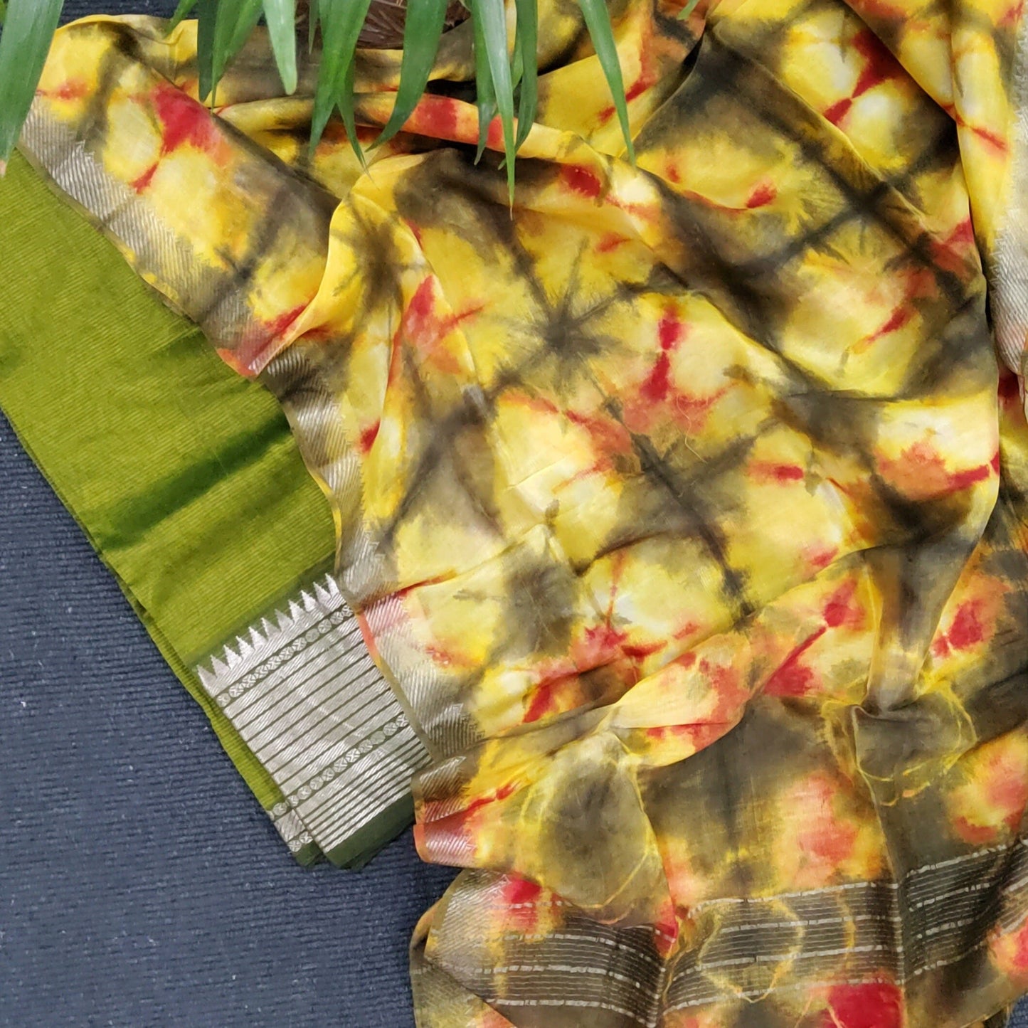 Mangalgiri Hand woven Silk Cotton Dress Material