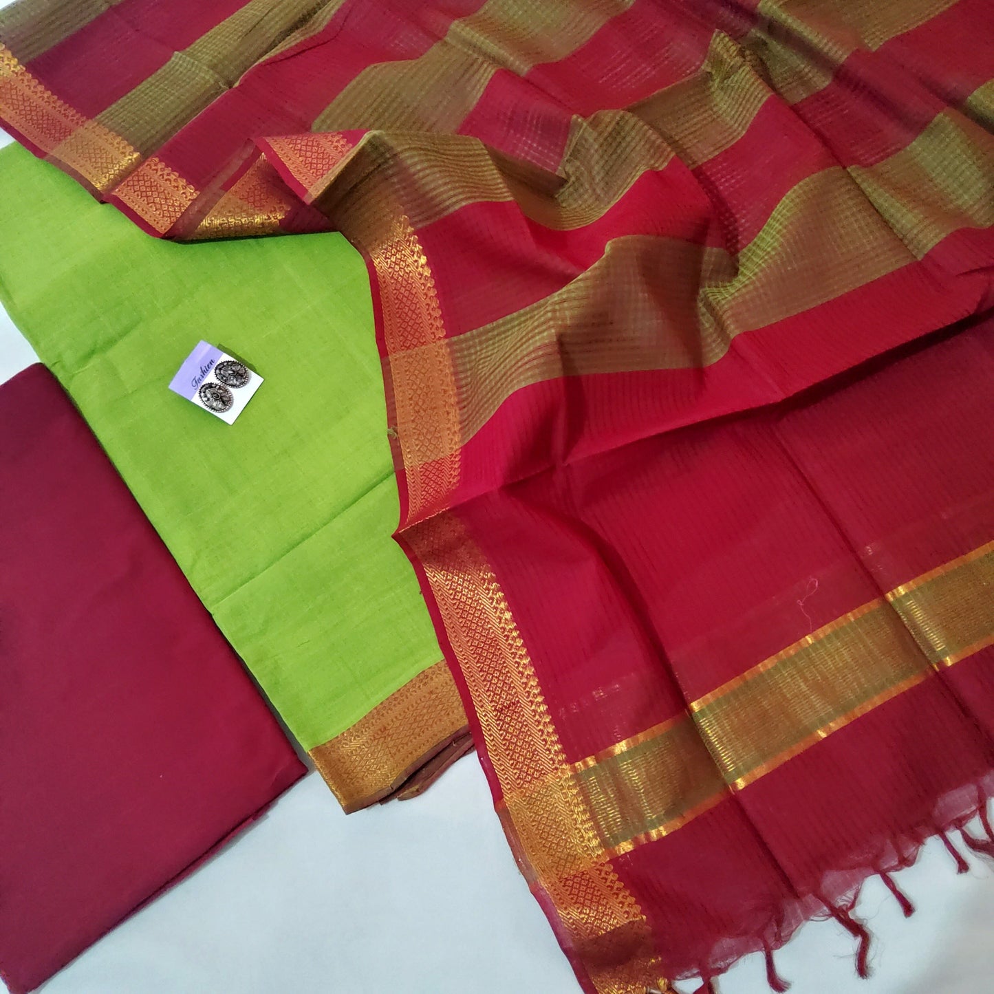 Mangalagiri Handloom Cotton Salwar Suit