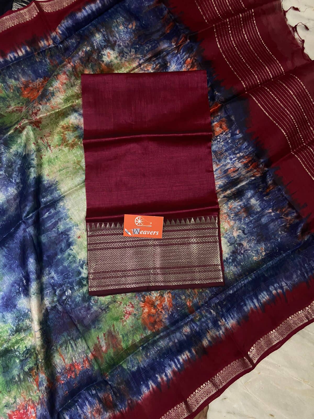 Mangalagiri Silk Cotton Top Dupatta set