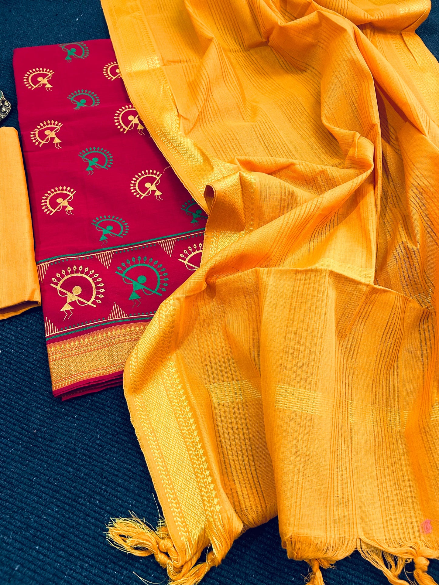 Mangalgiri Cotton Dress Material