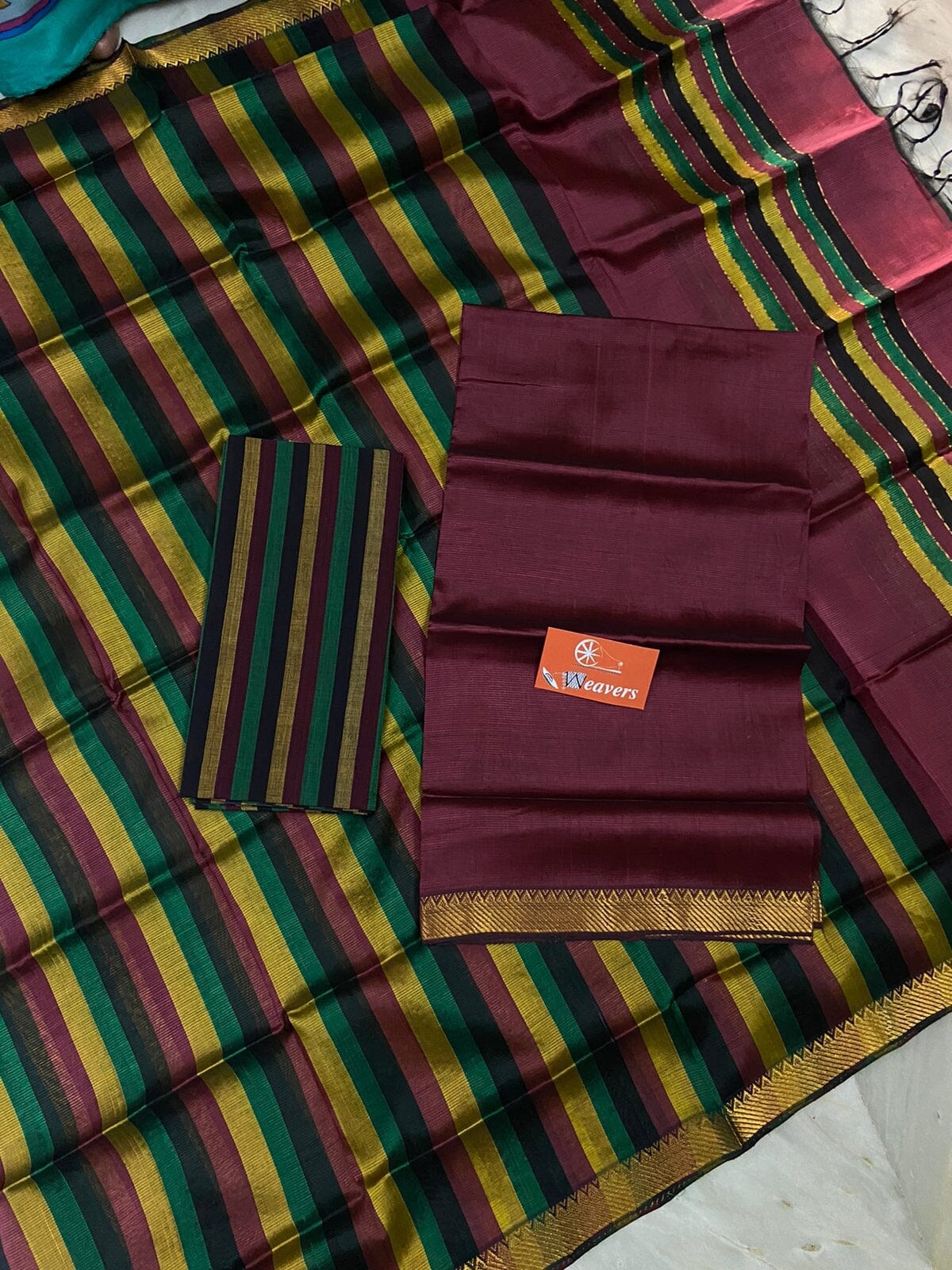 Mangalgiri Silk Cotton Dress Material