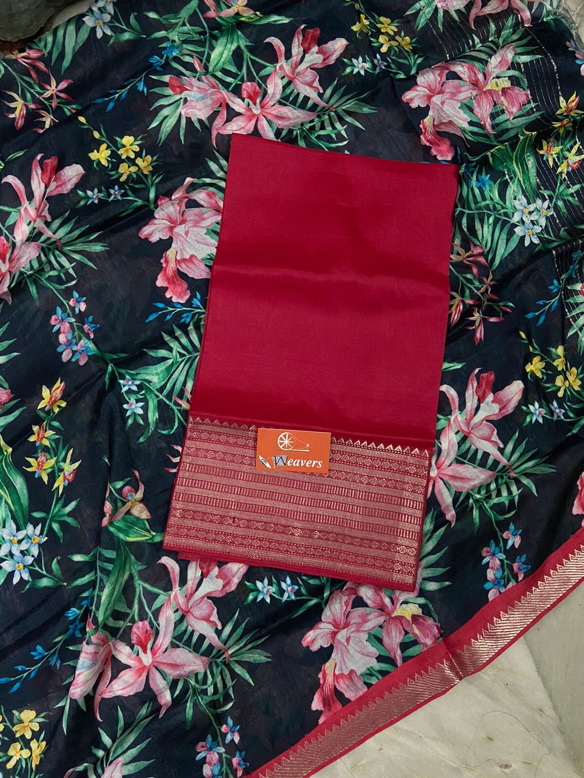Mangalgiri Cotton Silk Handloom Dress Material