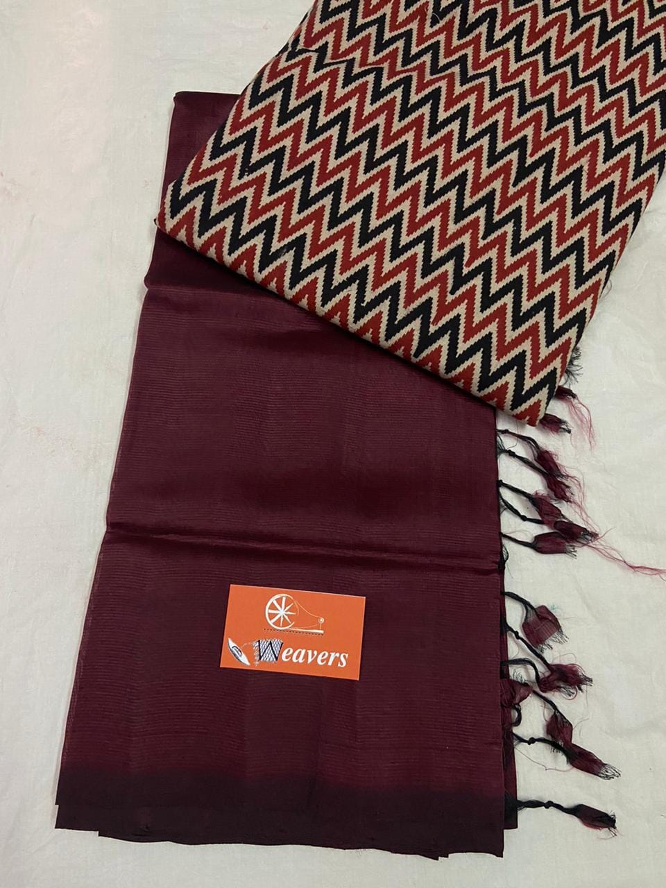 Mangalgiri Silk Cotton Saree with Extra Kalamkari Blouse