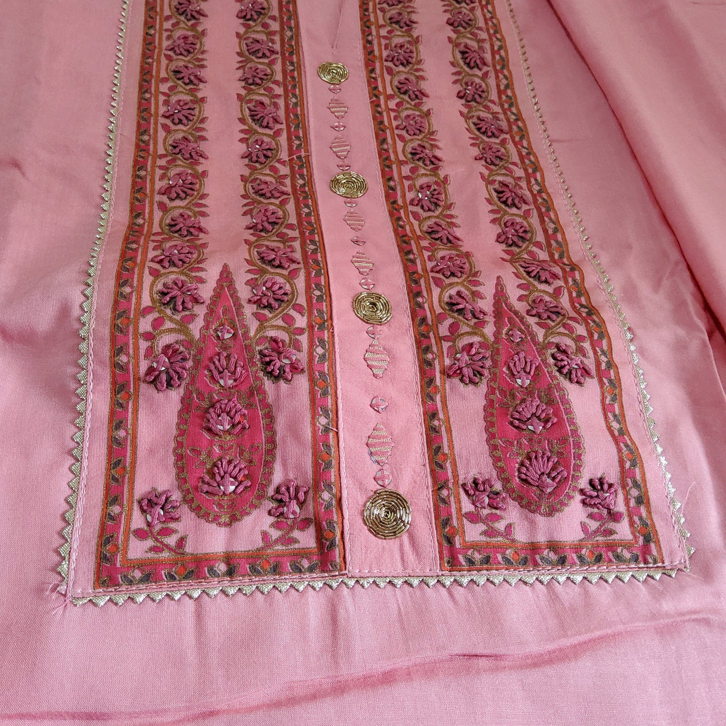 Modal Cotton Hand Work Dress Material