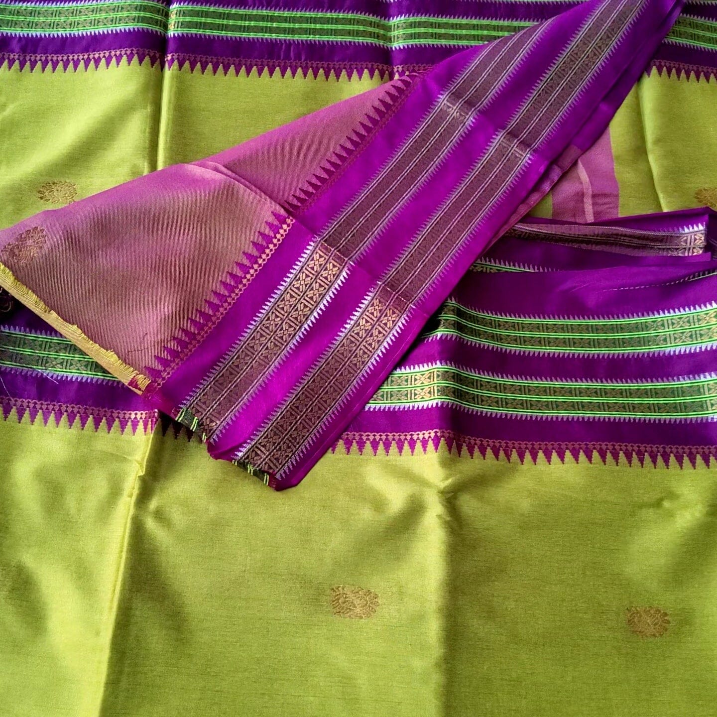 Narayanpeth Cotton Silk Saree with Blouse