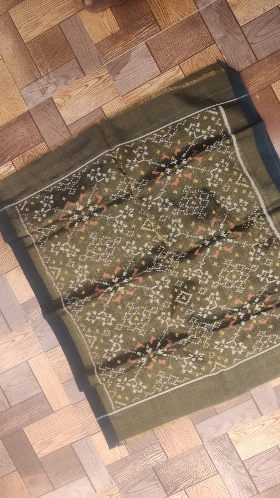 PATOLA Mercerised Cotton Pooja Roomal