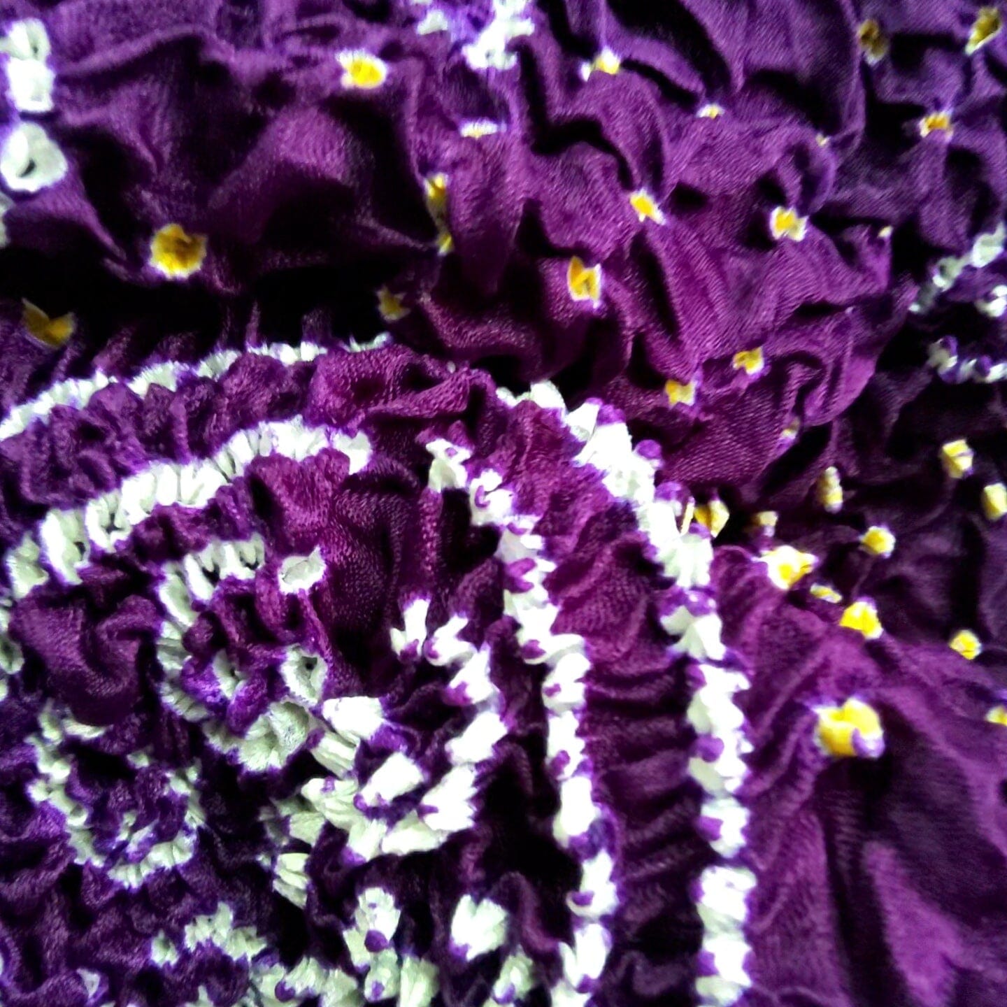 Pure Gajji Silk Bandhej dupatta with Lagdi Pallu