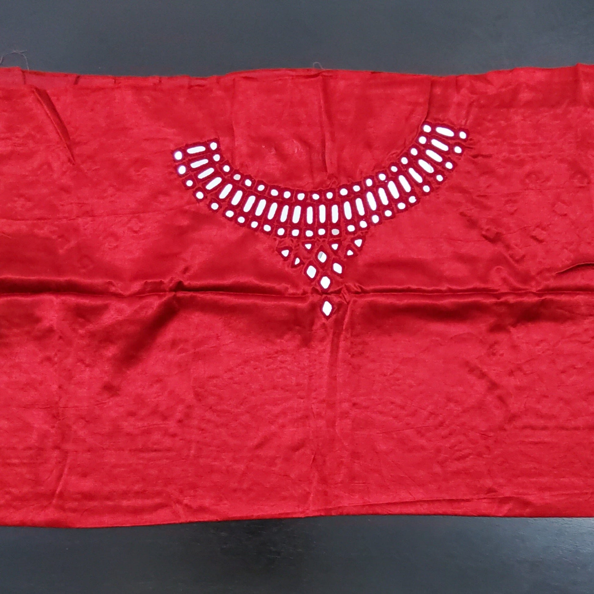 Mashroo Silk Mirror Work Blouse Piece