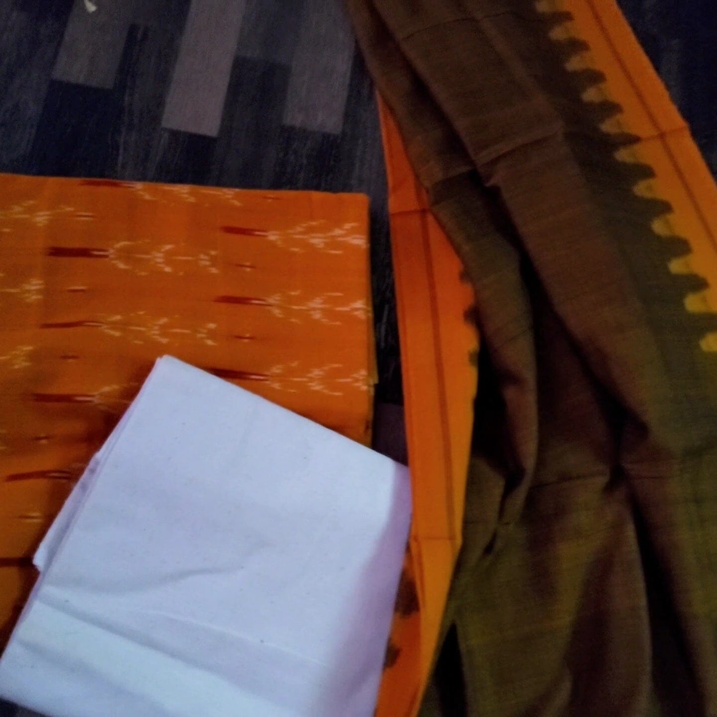 Traditional Indian wear Premium Hand Crafted Sambalpuri IKAT Weave Unstitched Dress Material / Salwar Suits ikkat ikath ikkath