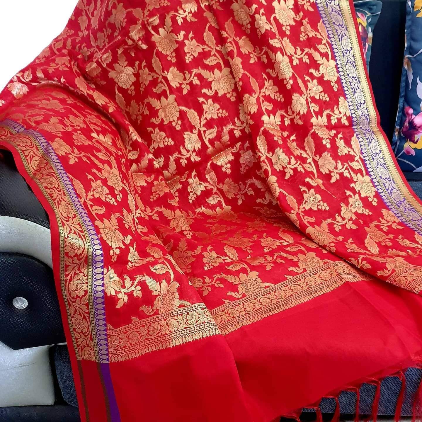 Semi Silk banarasee Dupatta
