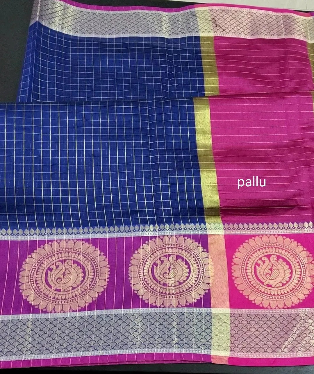 Silk Cotton Saree with Blouse