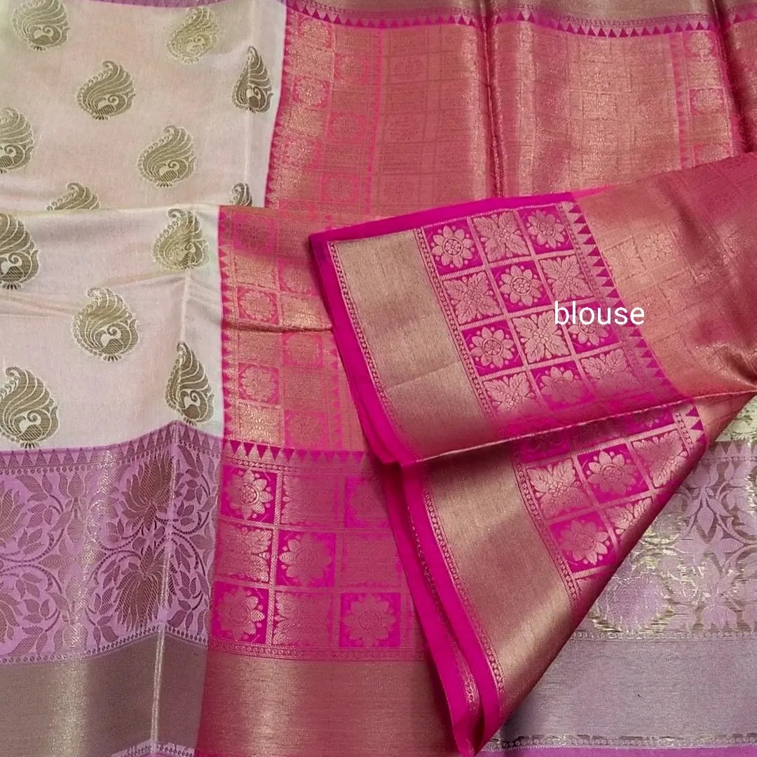 Soft Silk Banarasee Saree with Blouse