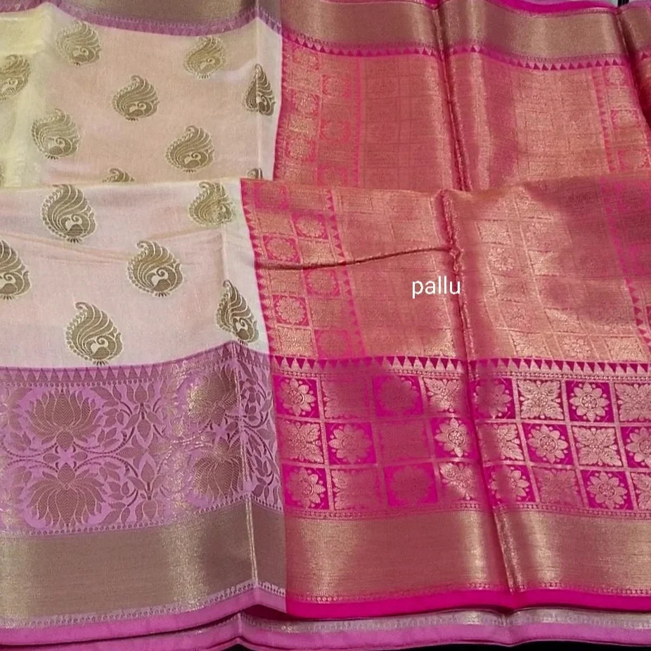 Soft Silk Banarasee Saree with Blouse