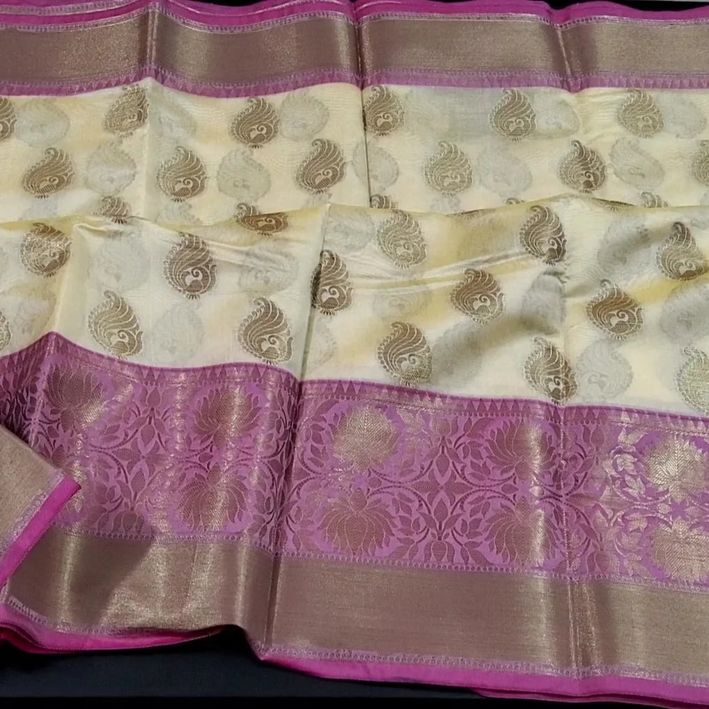Soft Silk Banarasee Saree with Blouse