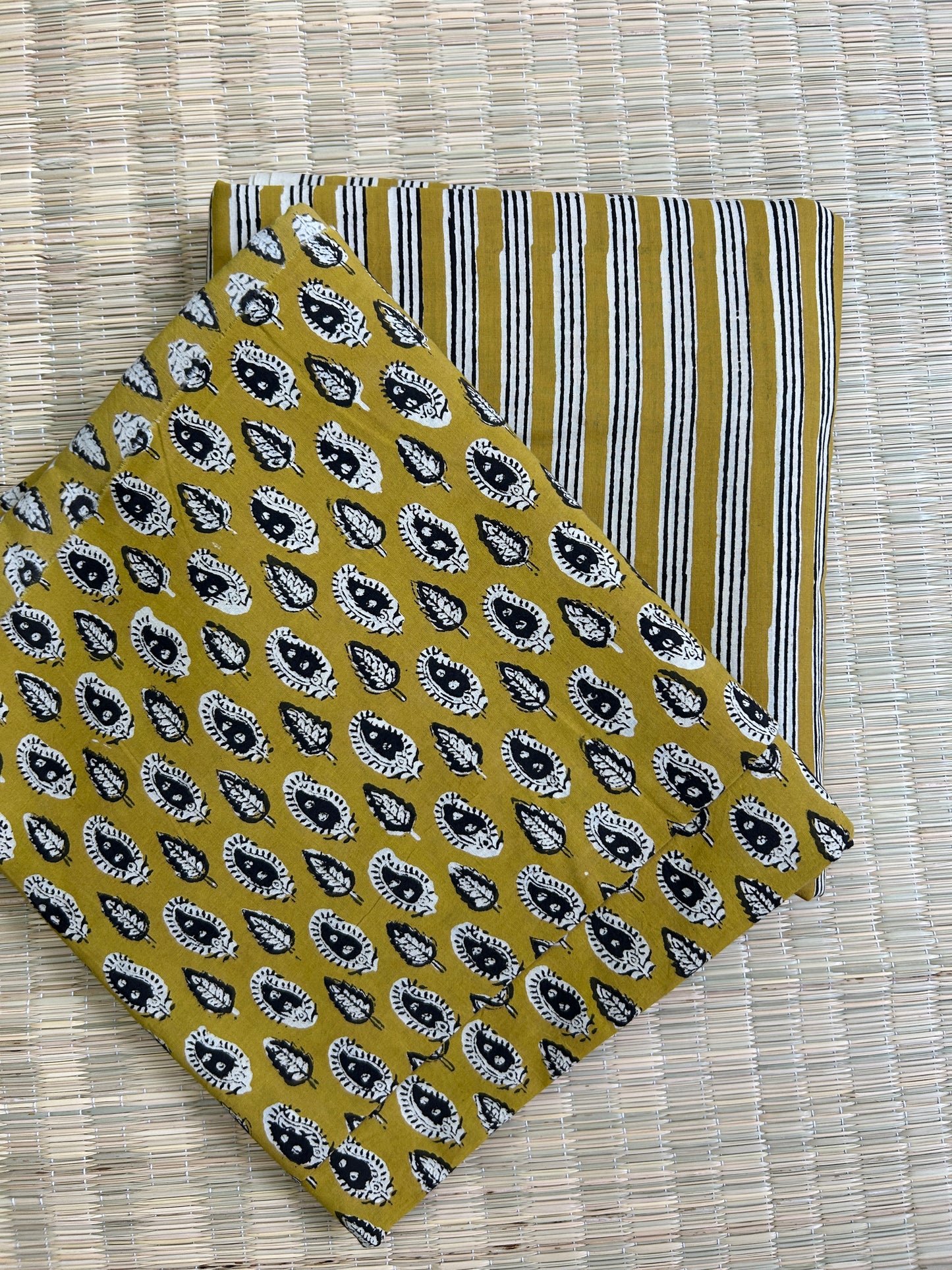 Bagru Hand Block Print Cotton Top Bottom Set
