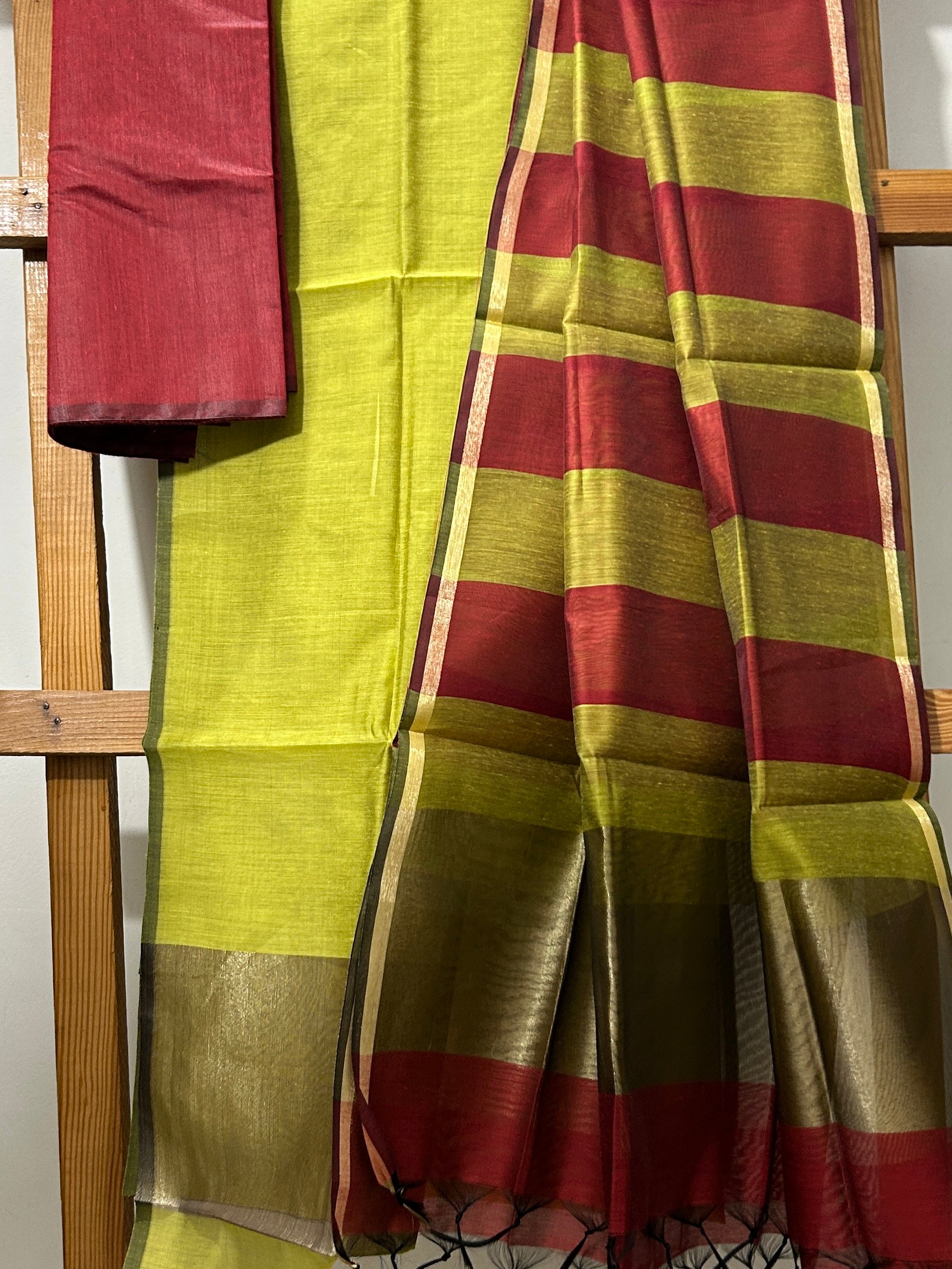 Maheshwari Silk Cotton Dress Material