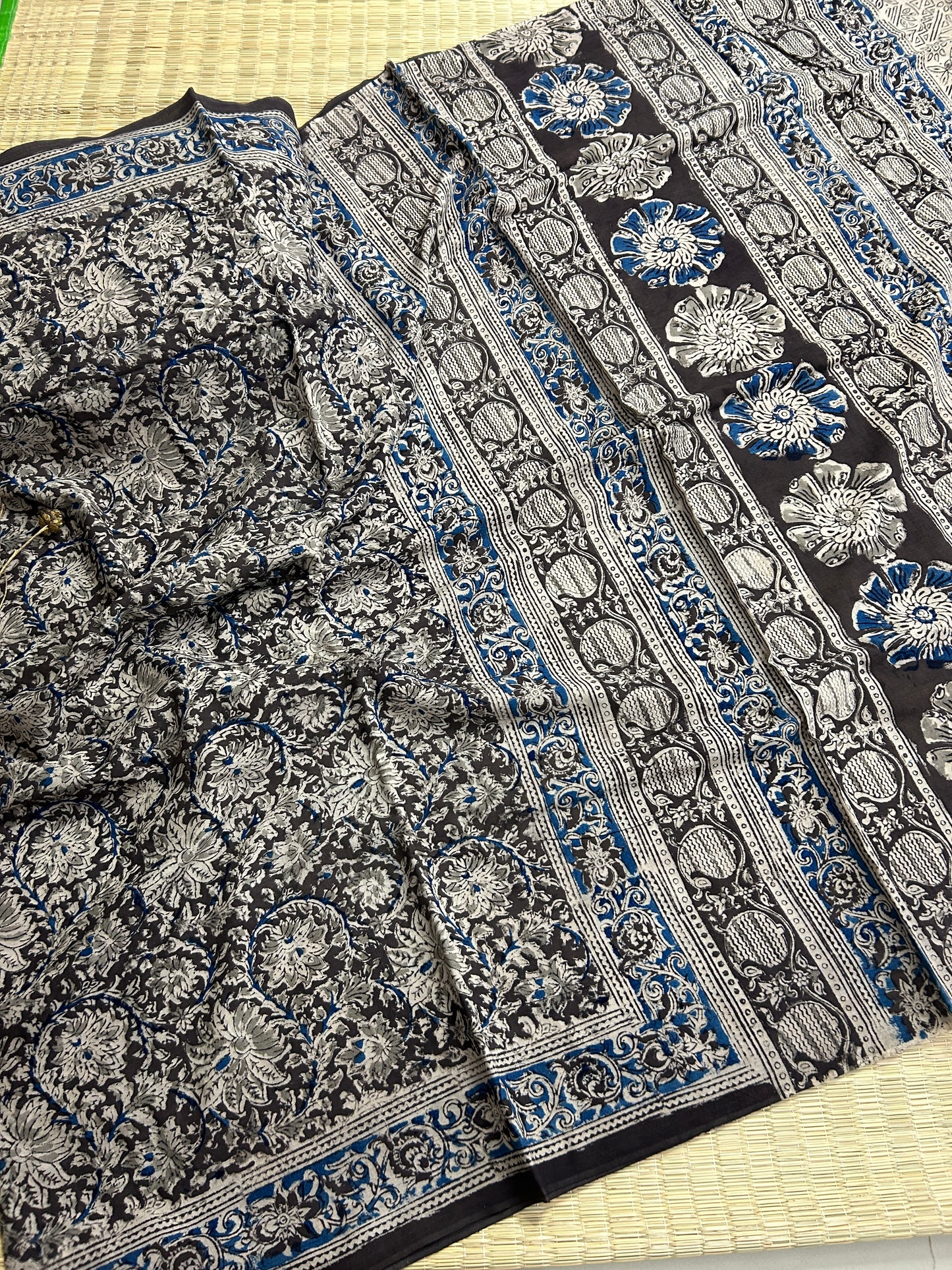 Kalamkari Cotton Saree with Blouse
