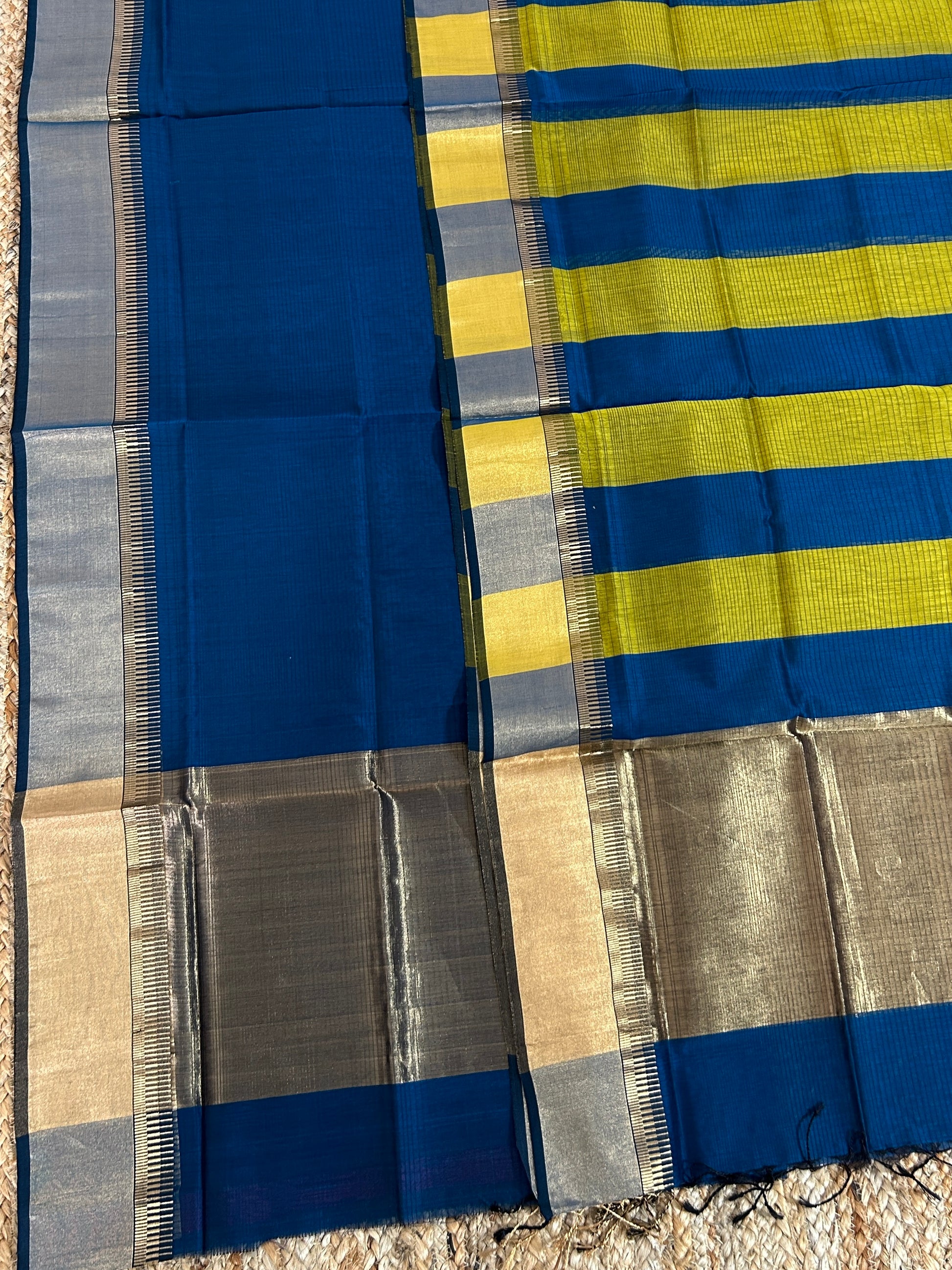 Maheshwari Silk Zari Cotton Dress Material