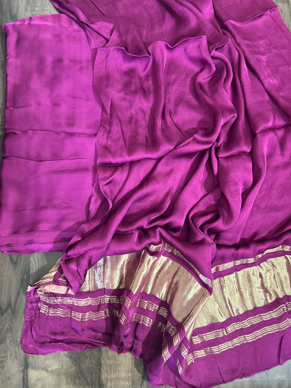 Modal Silk Dress Material with Lagdi Pallu Dupatta