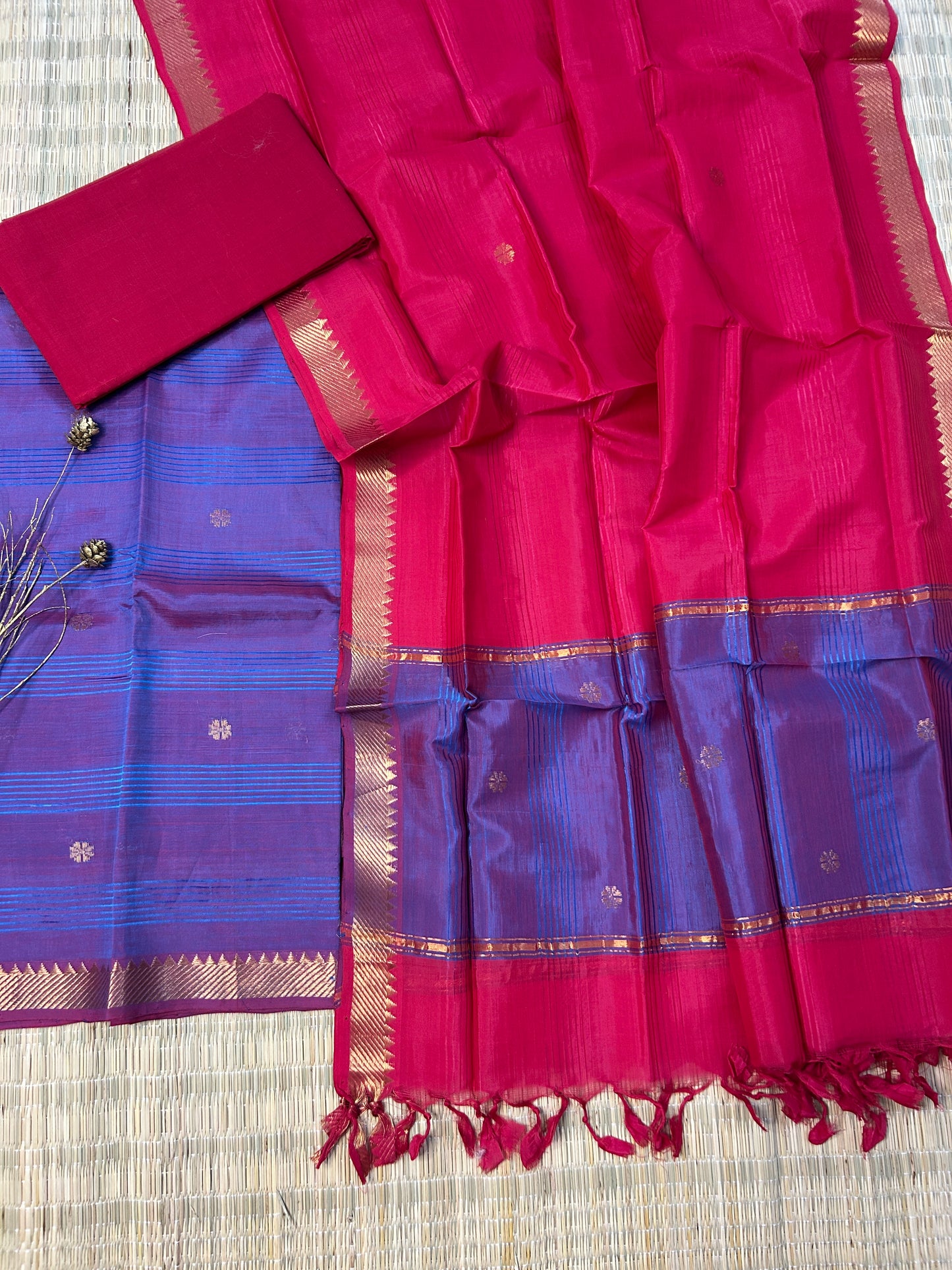Mangalagiri Silk Dress Material
