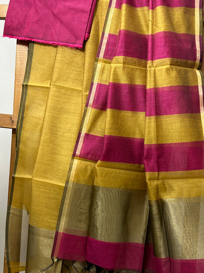 Maheshwari Silk Cotton Dress Material