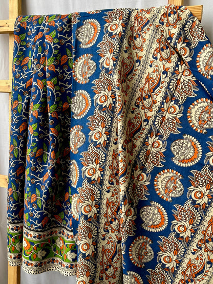 Kalamkari Cotton Saree with Blouse