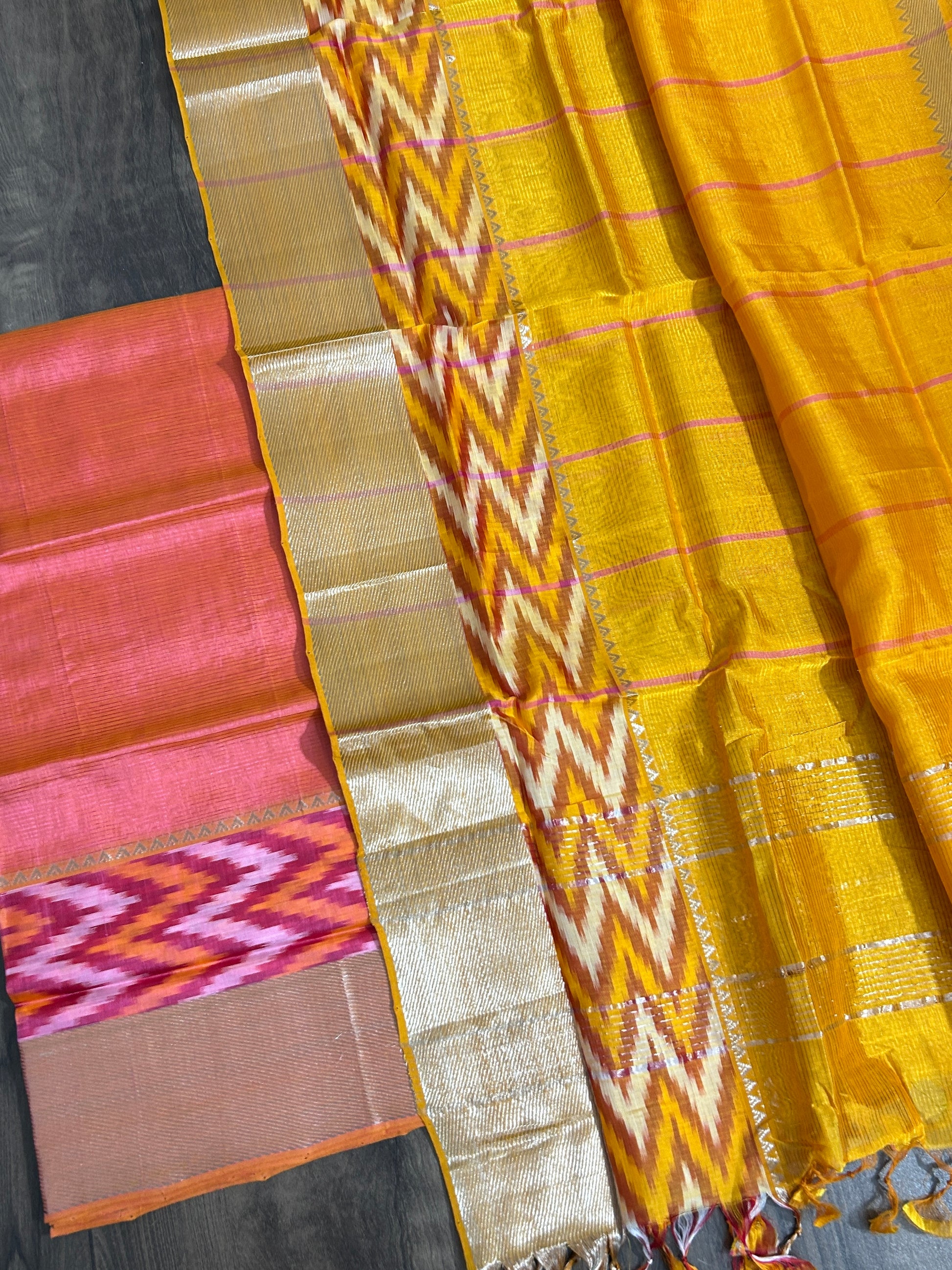 Mangalagiri Silk Dress Material