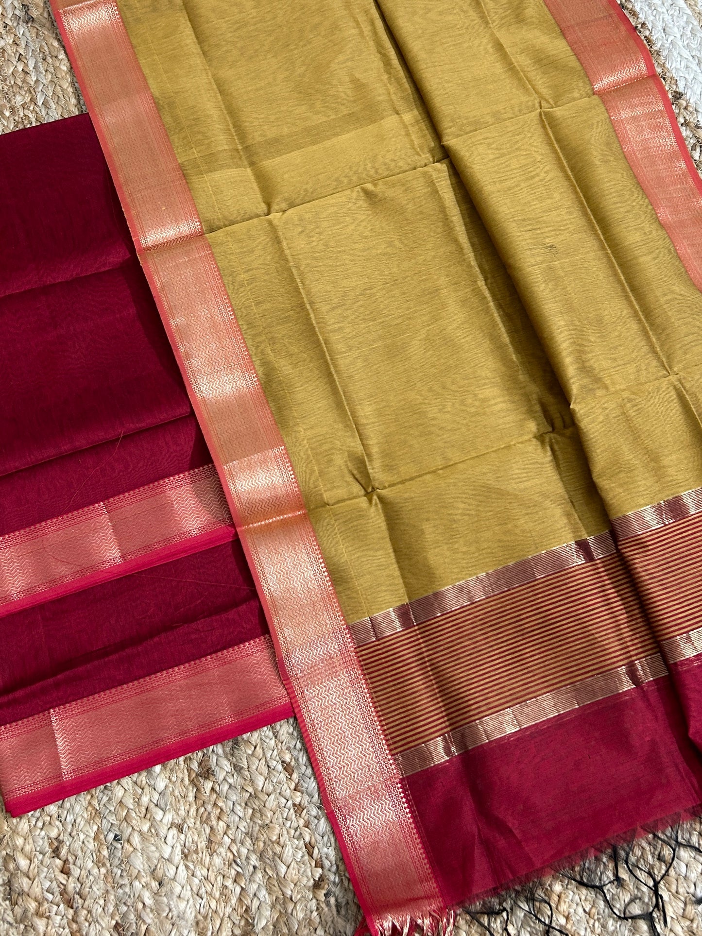 Maheshwari Silk Cotton Dress Material