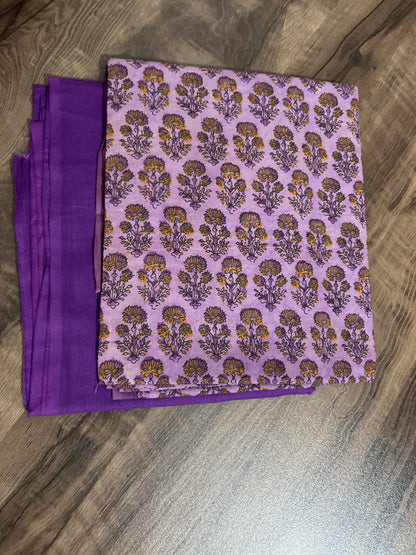 Vanaspati Hand BlockPrint Cotton Top Bottom Set