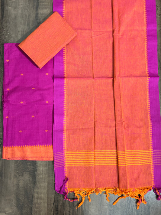 Mangalagiri Cotton Dress Material