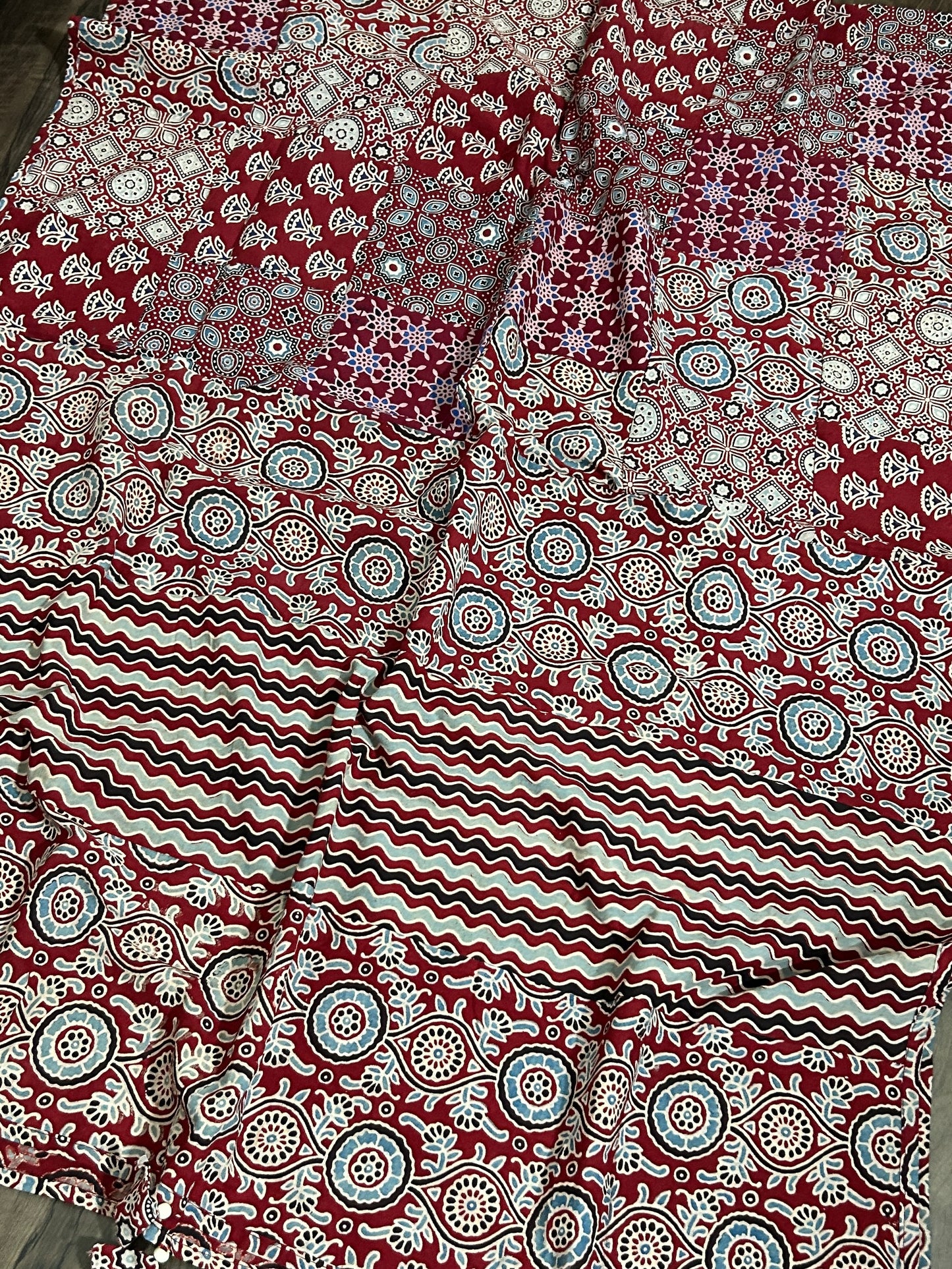 Appliqué Work and Mirror Work Cotton Dupatta
