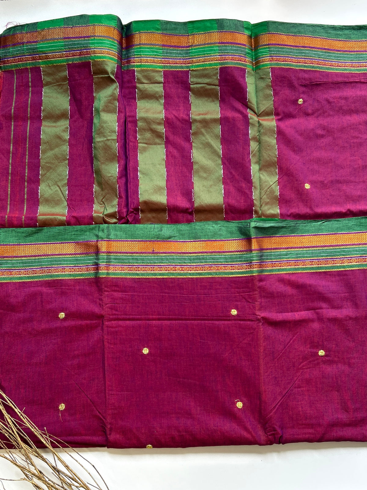 Cotton Saree with Bootas (Code - 106)