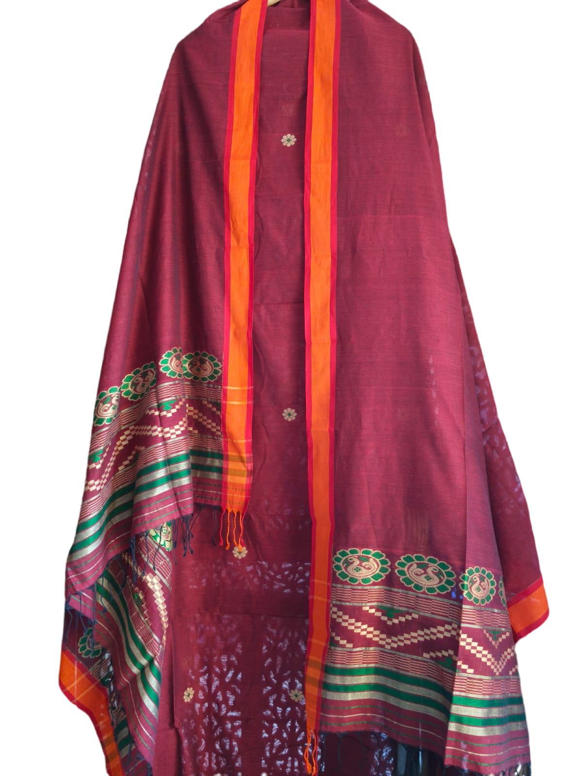 Baluchari Cotton Dress Material