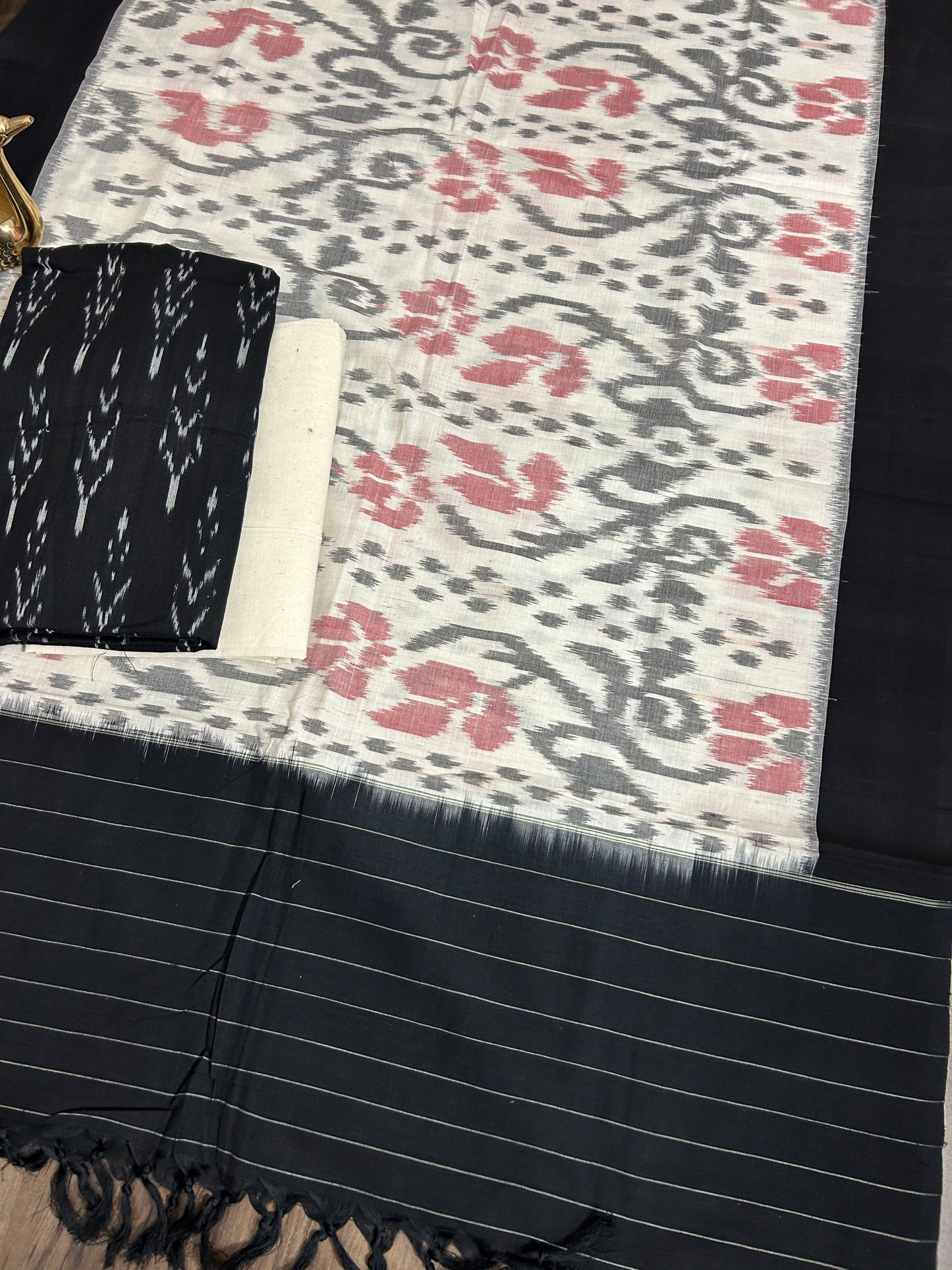 Duble Ikat Cotton Dress Material