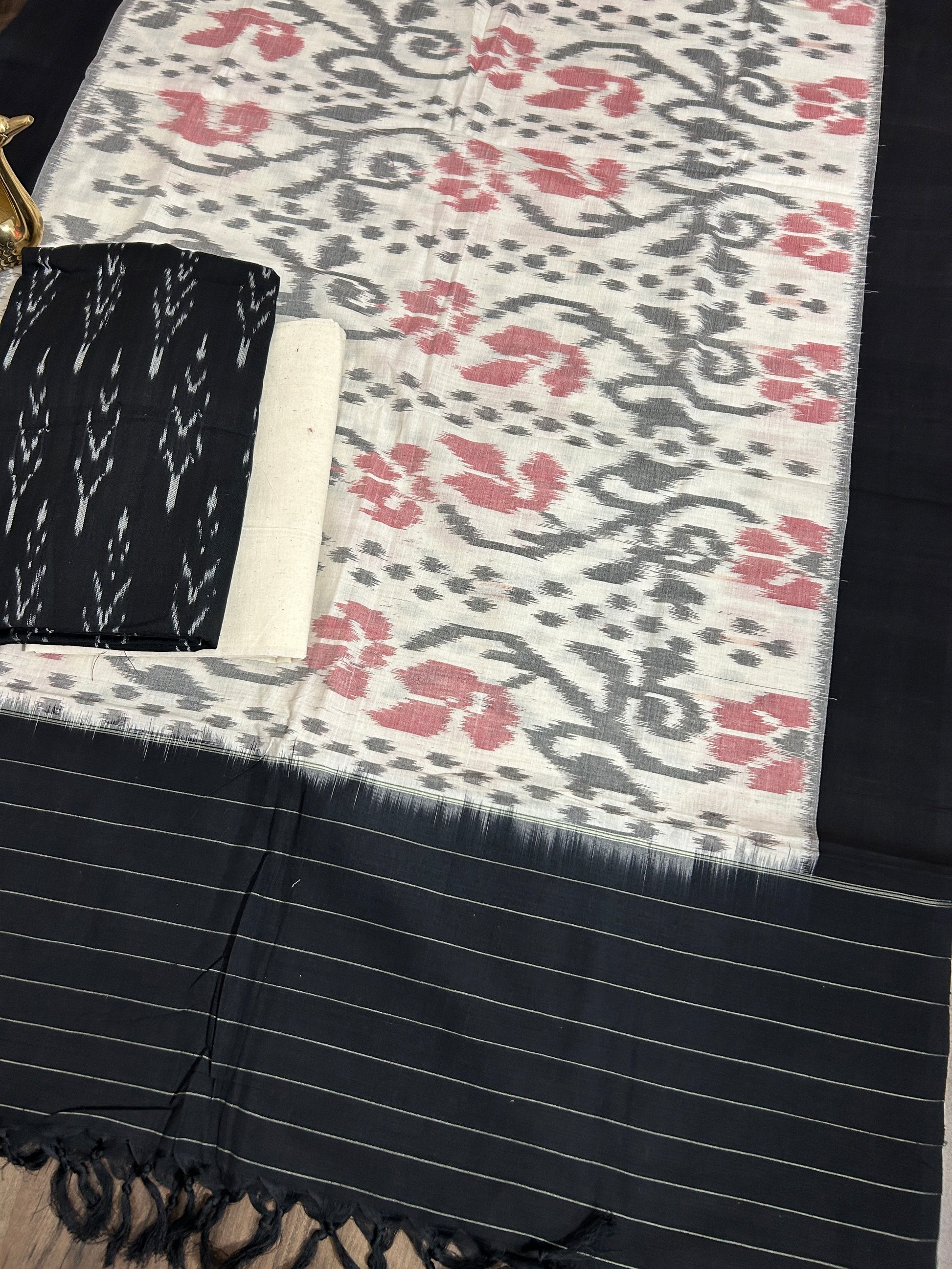 Duble Ikat Cotton Dress Material