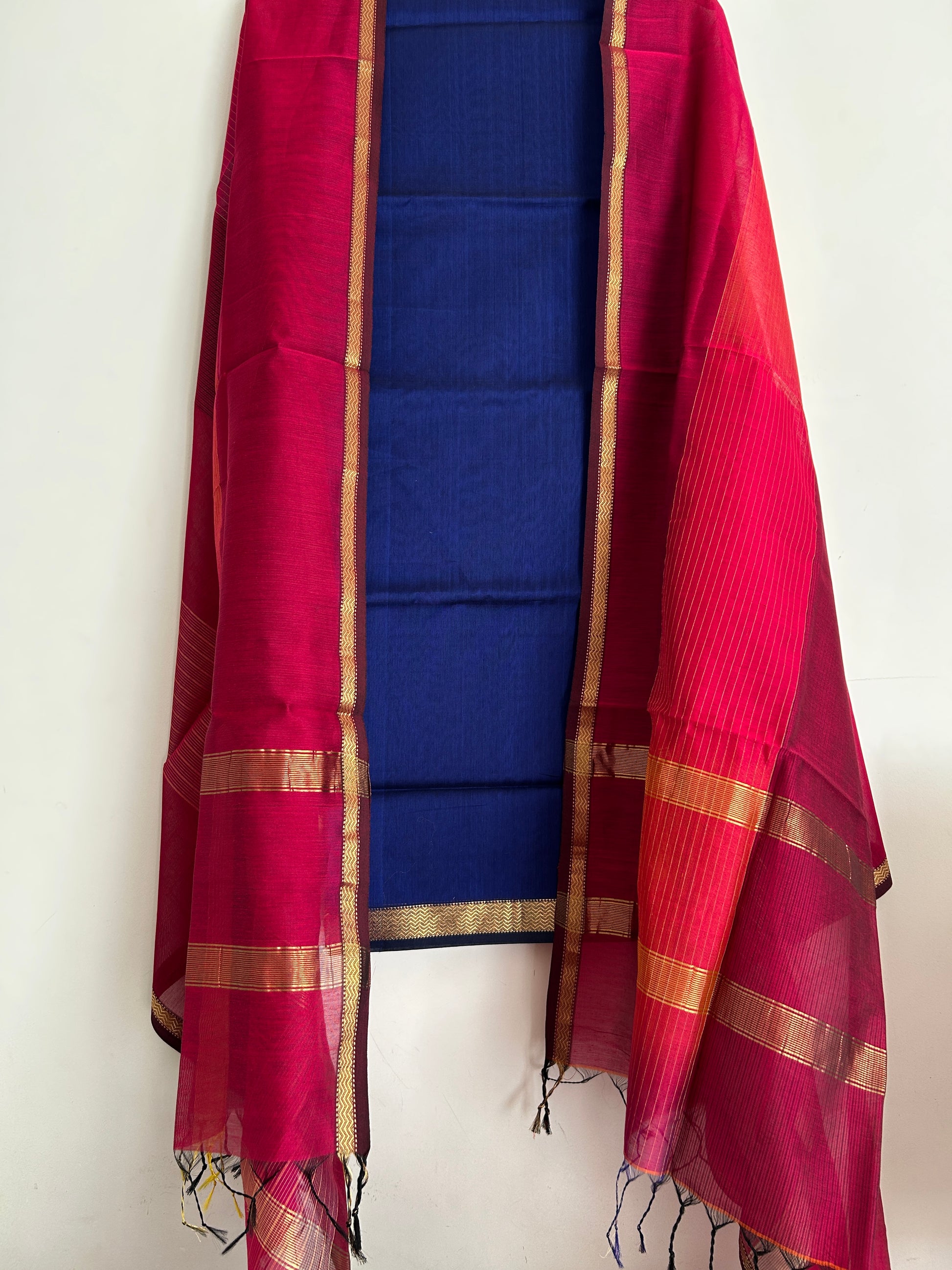 Maheshwari Silk Cotton 2 pc Dress Material RKG SHOPPING Maheshwari Silk Cotton 2 pc Dress Material RKG SHOPPING