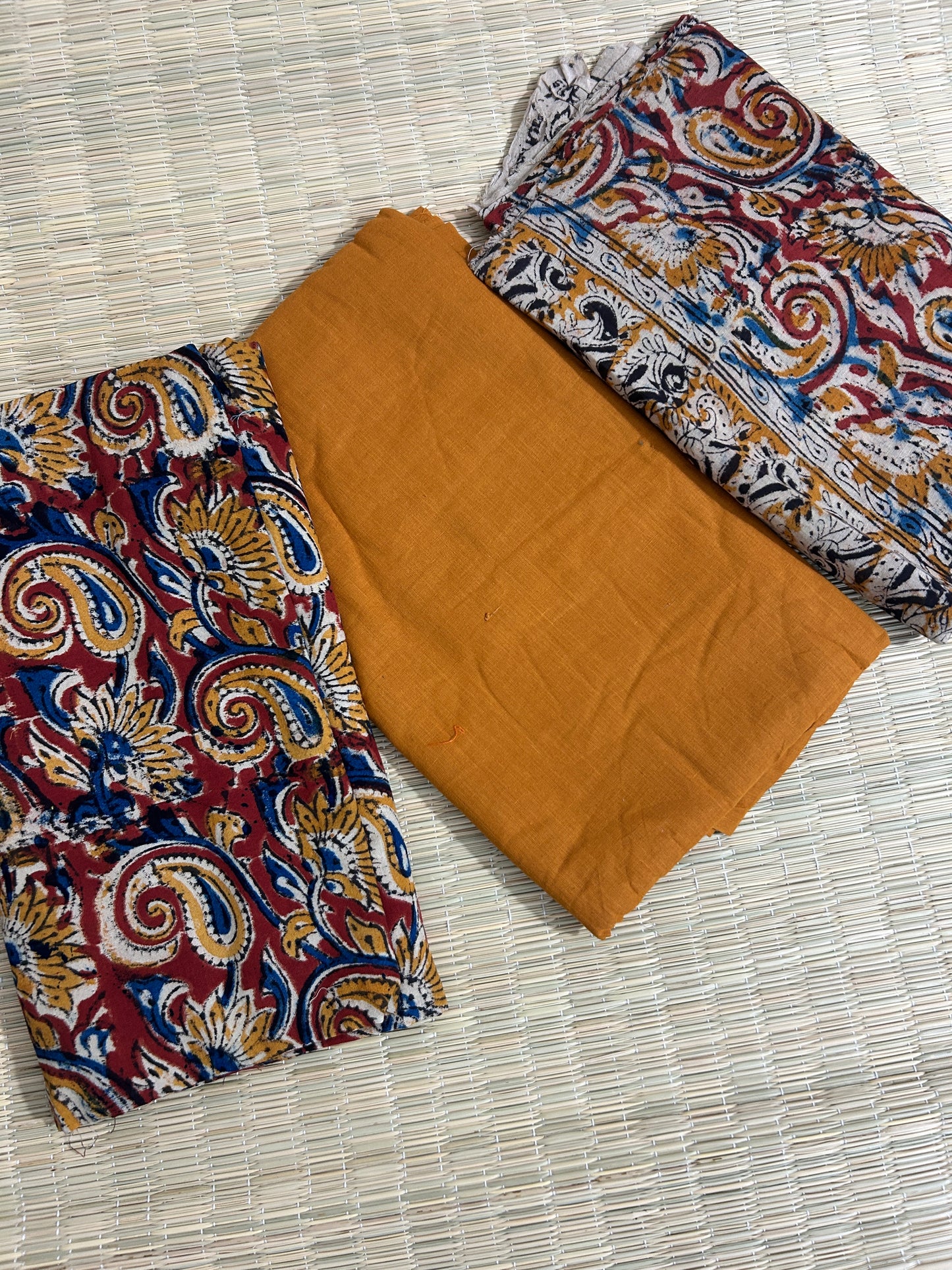 Kalamkari Cotton Dress Material