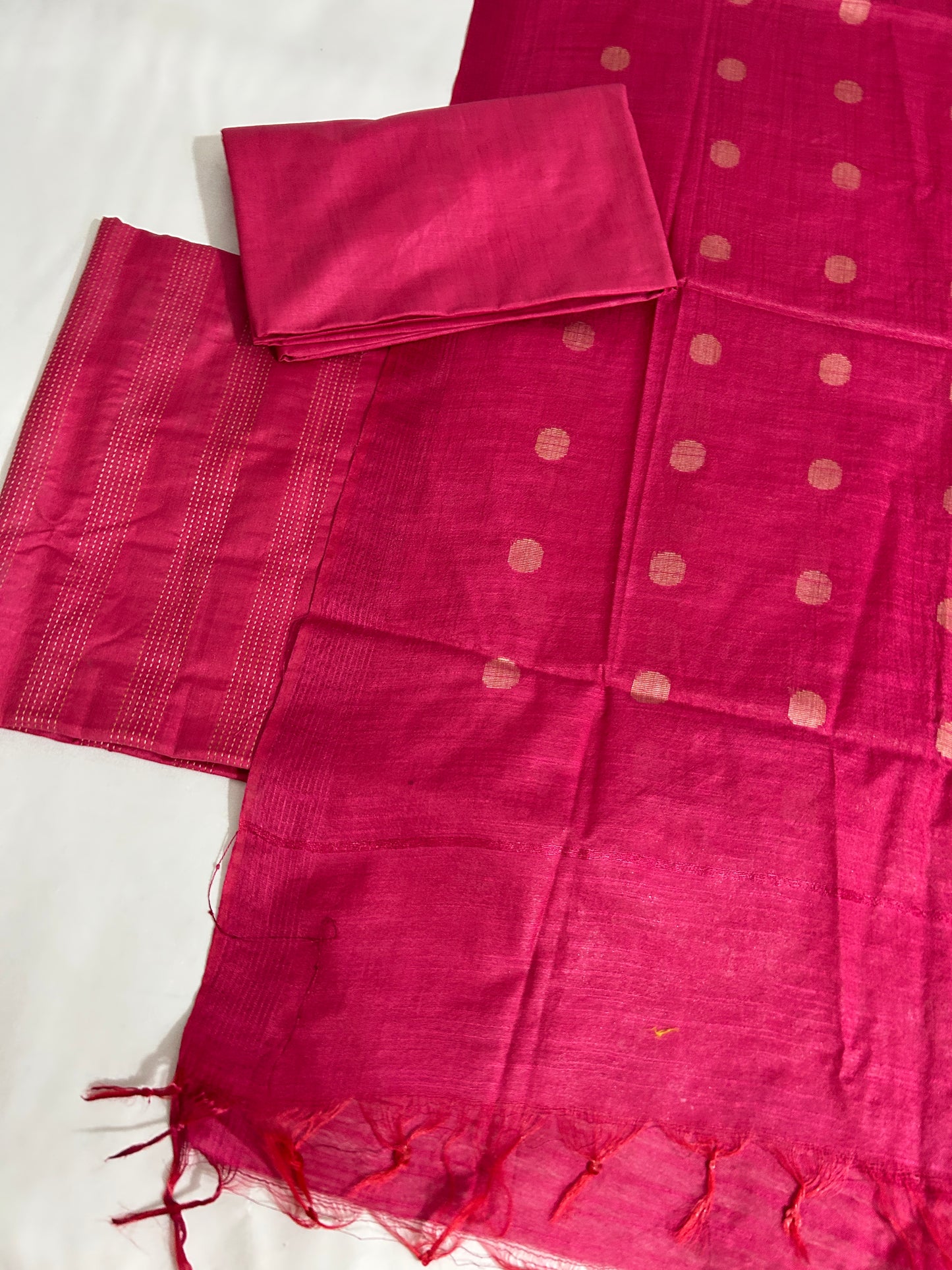 Katan Silk Cotton Dress Material