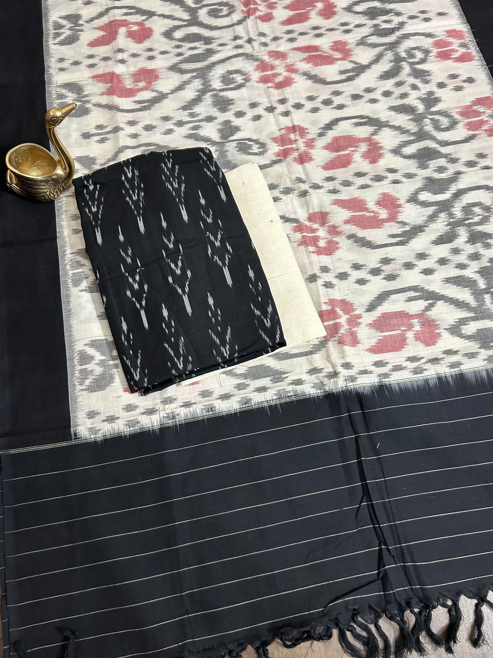 Duble Ikat Cotton Dress Material