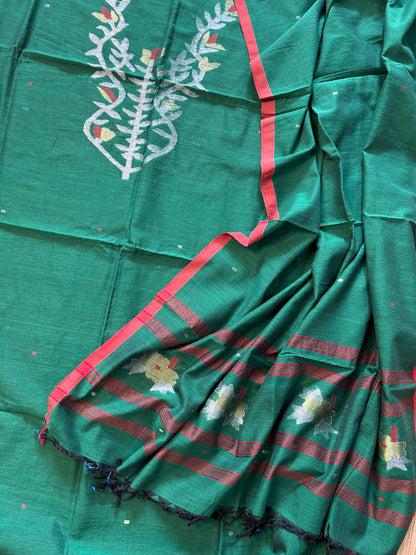 Jamdani Cotton Dress Material