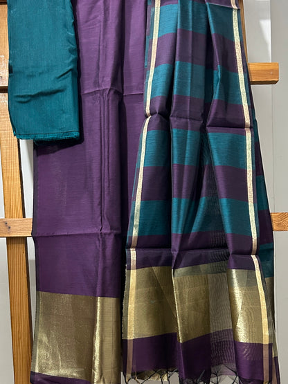 Maheshwari Silk Cotton Dress Material
