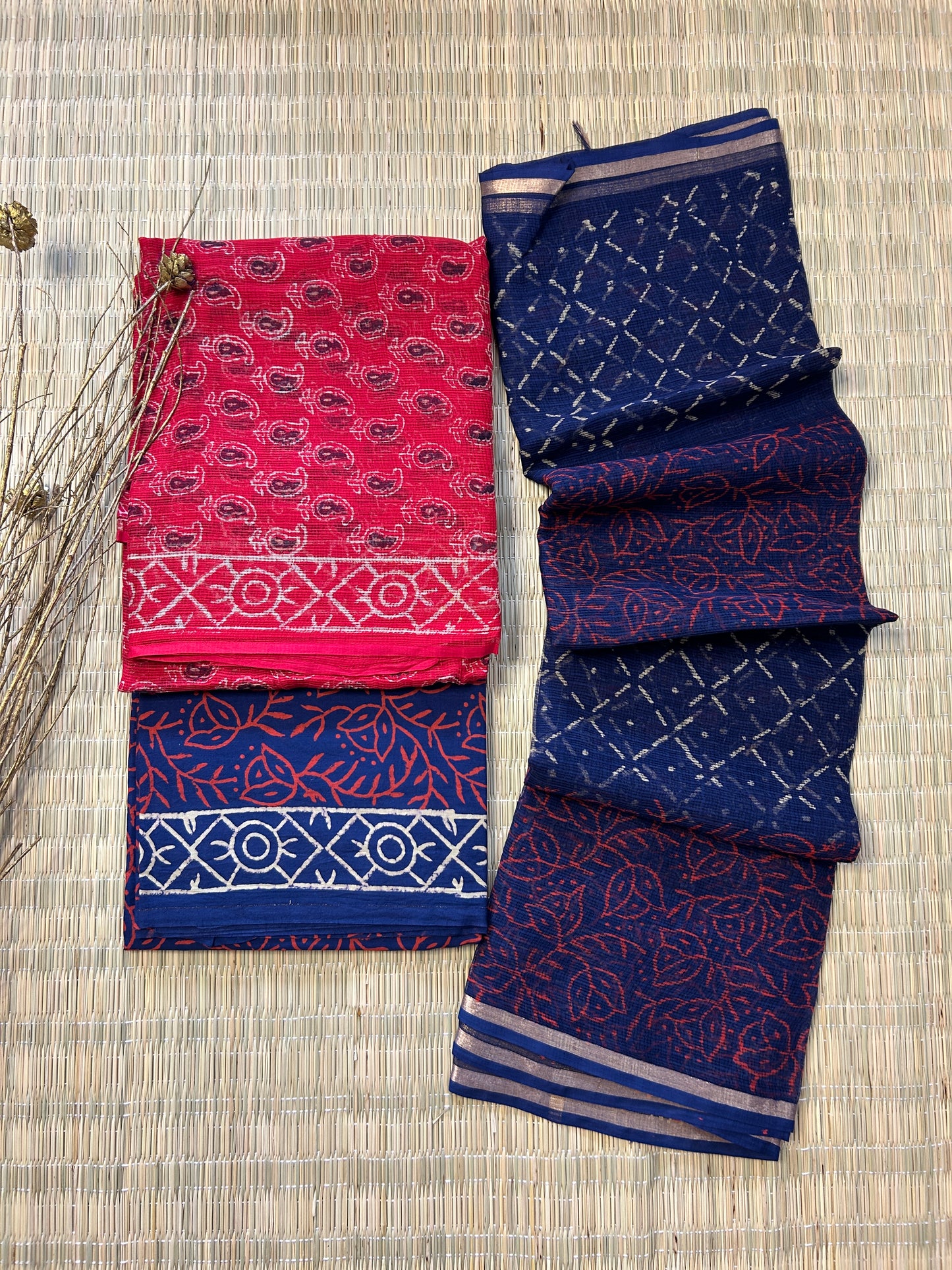 Hand BlockPrint Kota Doriya Dress Material